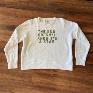 Mile(s) by Madewell Terry Lined Sweatshirt Sz Med